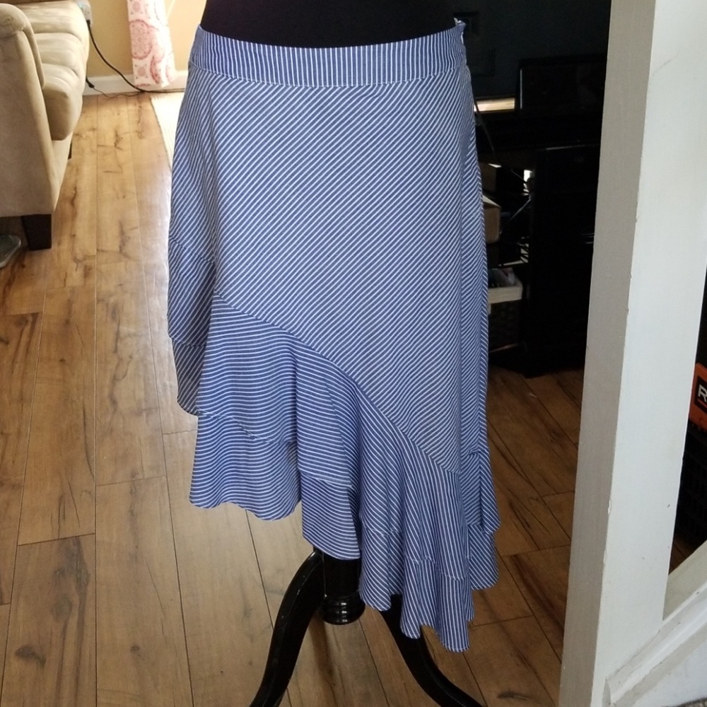 Striped Ruffle Skirt - Picture 3 of 5